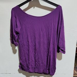 Purple Women's Off The Shoulder Top, XXL, Never Been Used